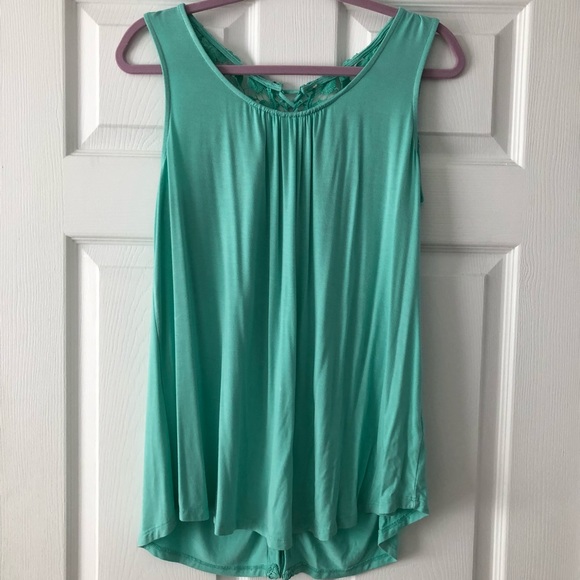 Turquoise tank top - Picture 2 of 2